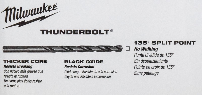 Milwaukee Thunderbolt Black Oxide Drill Bits - 21-Pc. Set, Model# 48-89-2801 gallery