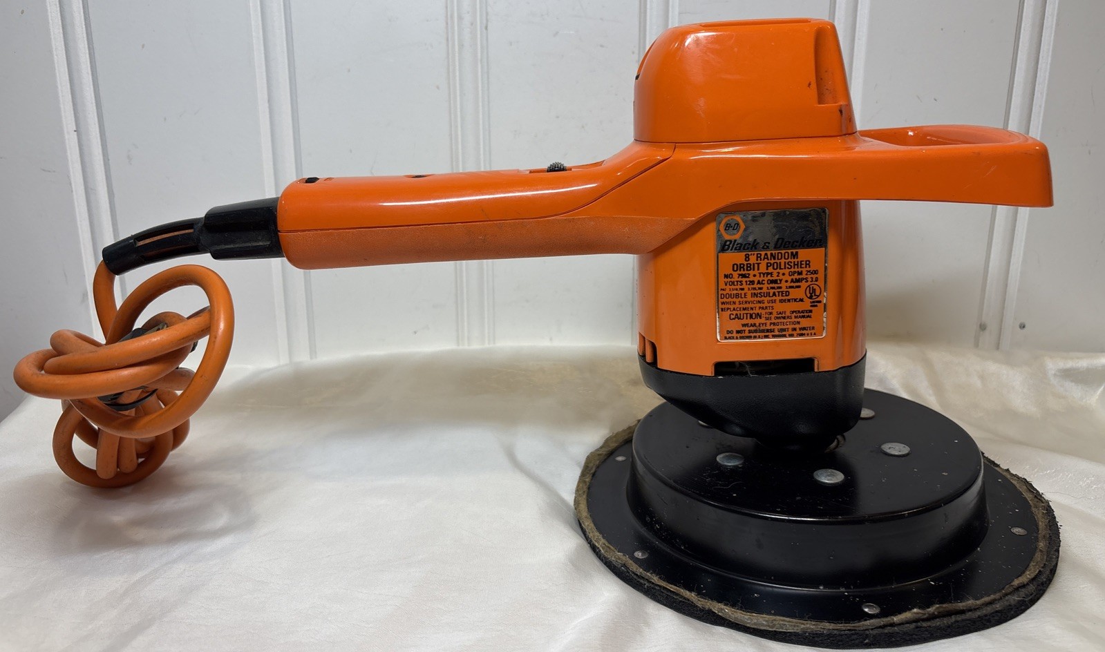 Black & Decker 8” Random Orbit Polisher Buffer No. 7962 Type 2 Corded Electric gallery