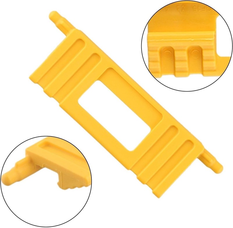 Functional 2-Pack Tool Clips for DEWALT Tool Boxes - 1.25 Inch Clips in Yellow gallery