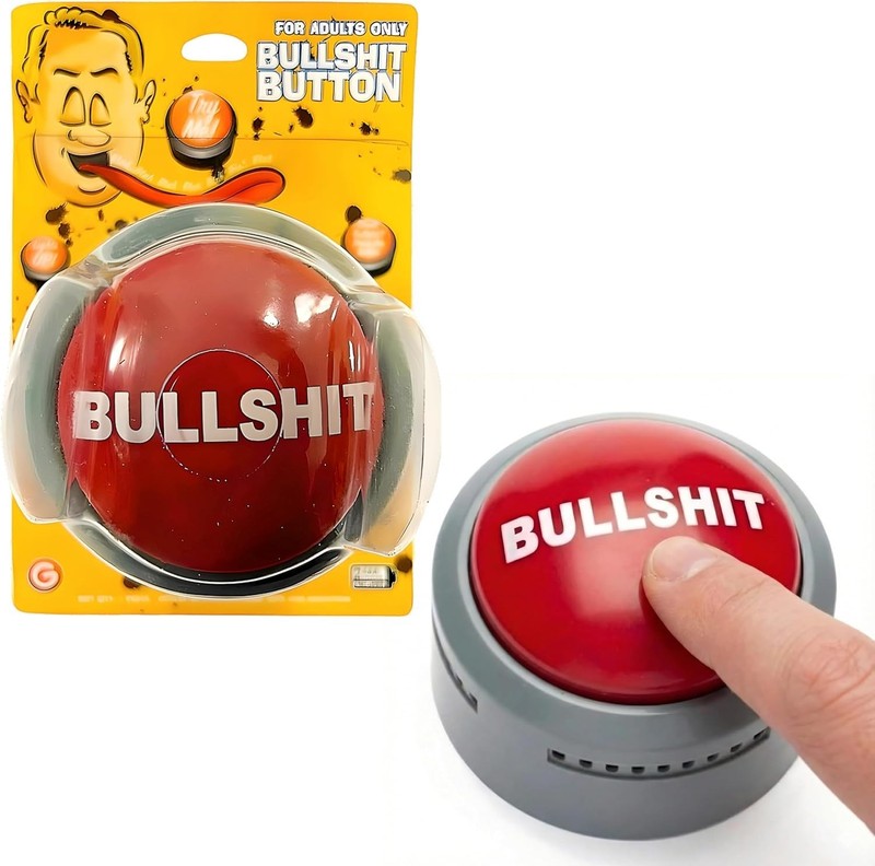 Giant Red BS Button – Instant Laughter with Sound Effects & Batteries Included! gallery
