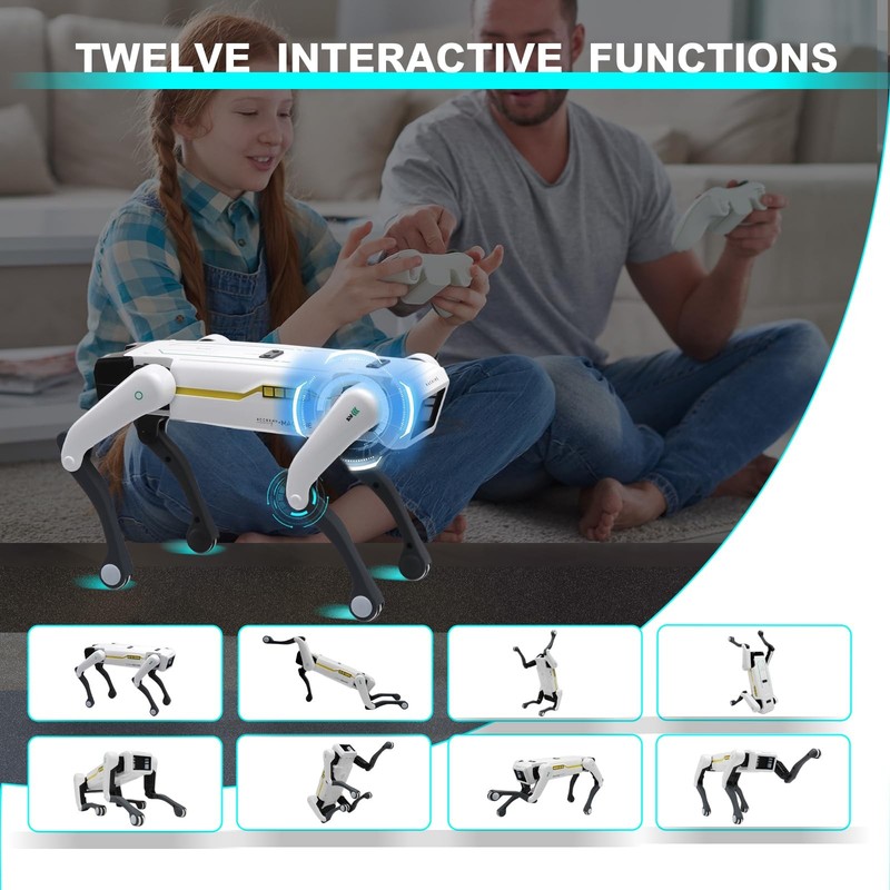 Smart Robot Dog,2.4Ghz Remote Control Robot Dog Toy,AI Voice Control Connect ... gallery