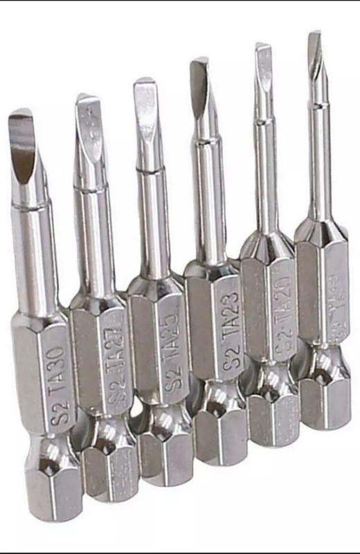 6PCS Triangle Head Security Screwdriver Tool Triangular for Bit Toys 1/4" 50mm U gallery