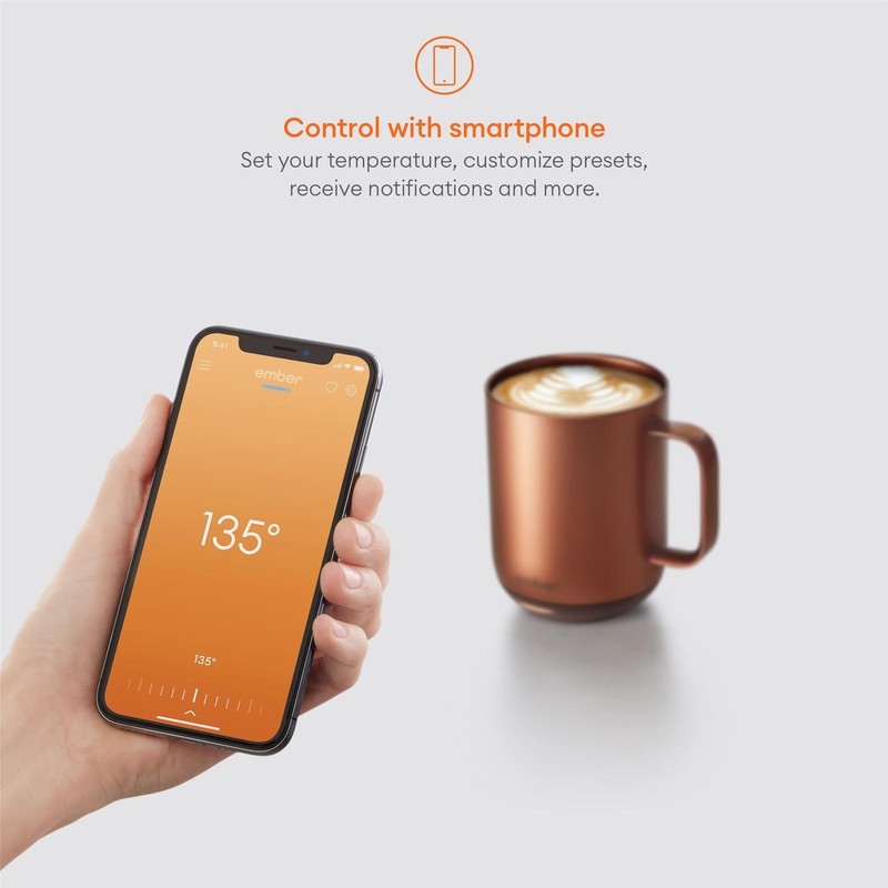 Ember Mug2 Temperature Control Smart Mug 2 Heated 14 Oz Mug ² - Sandstone gallery
