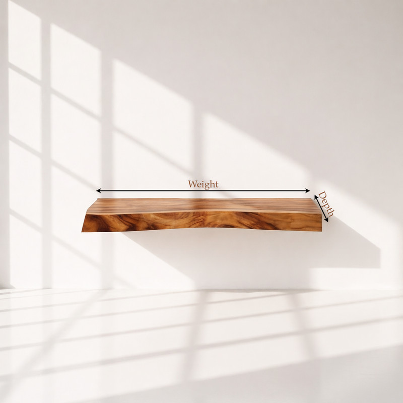 Bathroom Vanity Modern Rustic Solid Wood Live Edge Sink Counter Bathroom gallery