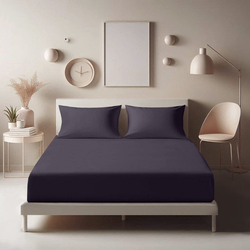 Microfiber Fitted Sheet Soft 16" Deep Hotel Quality Mattress Covers King Size gallery