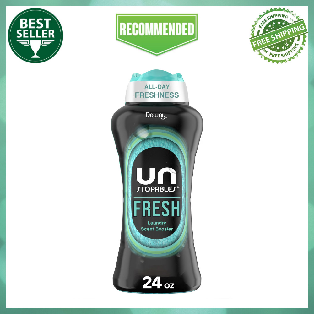 1 Pack Downy Unstopables In-Wash Scent Booster Laundry Beads, Fresh Scent, 24 oz gallery