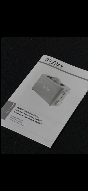 MyMini Single Slice Toaster Extra Wide Slot Crumb Tray 500 Watts Aqua New gallery
