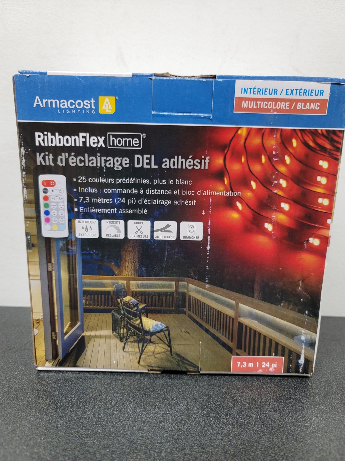 Armacost lighting RibbonFlex Home 24 ft. RGB+W Indoor/Outdoor LED Tape Light Kit gallery