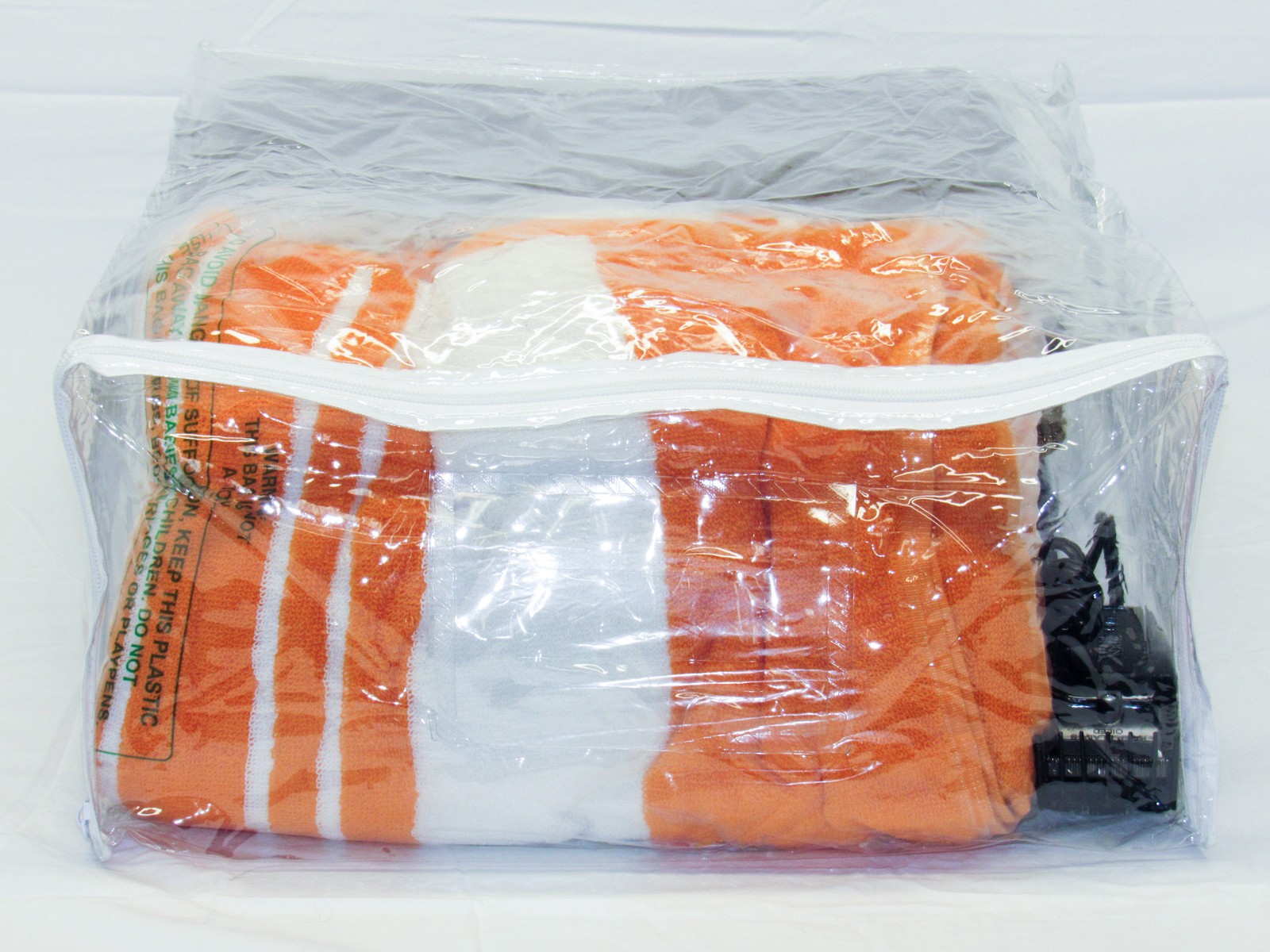 5-Pack Clear Vinyl Zippered Storage Bags 15 x 18 x 7 Inch gallery