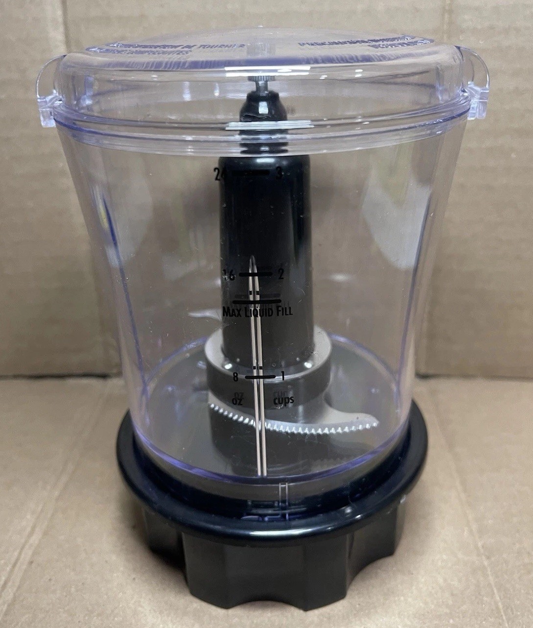Hamilton Beach Immersion Blender 3-Cup Chopper Processor Bowl Replacement 24 oz gallery