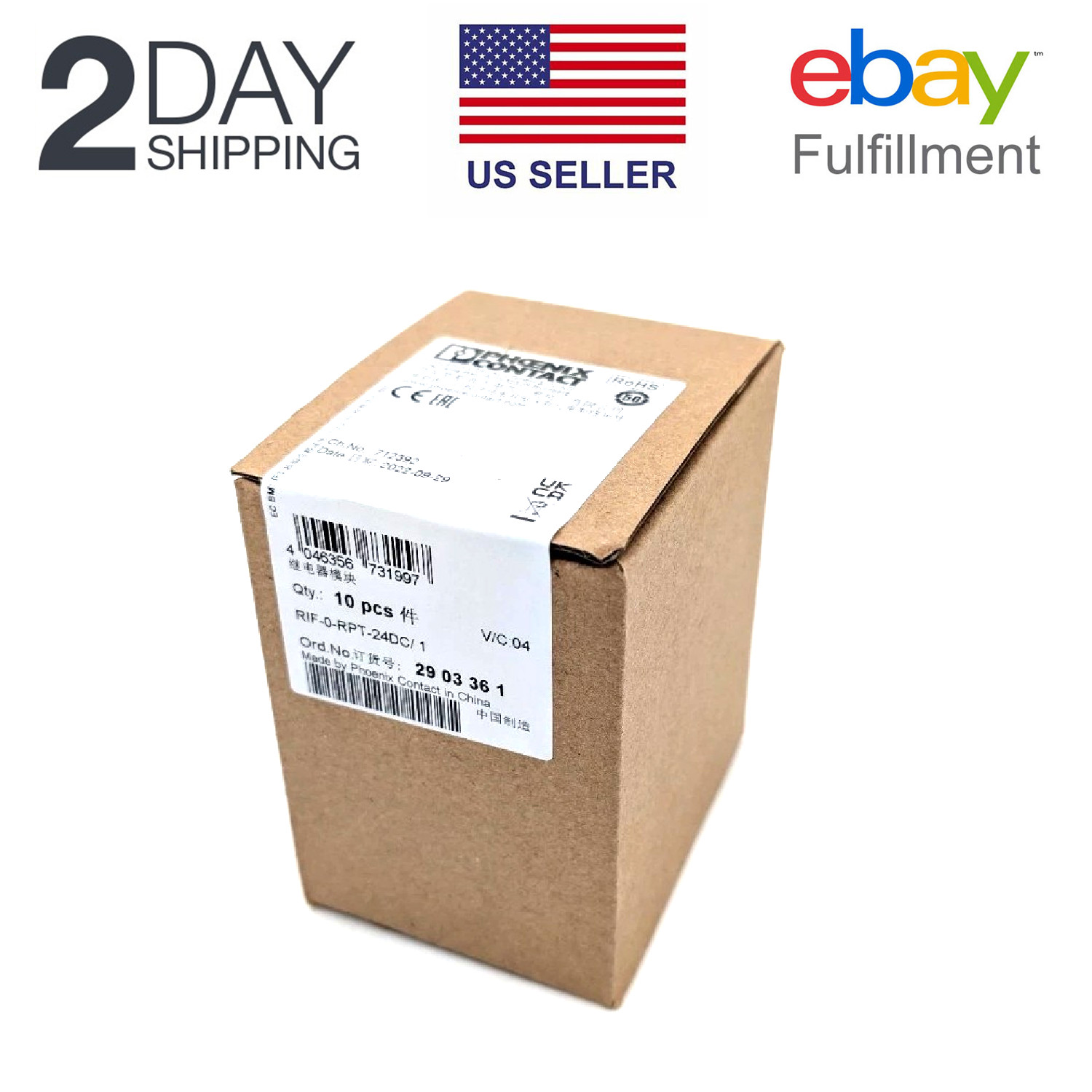 Phoenix Contact RIF-0-RPT-24DC/ 1 - Relay module 2903361 US STOCK Box of 10p gallery