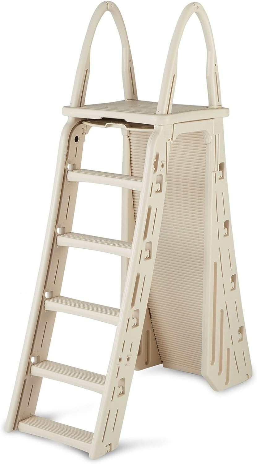 Confer Plastics 7200 Roll Guard A-Frame Above Ground Swimming Pool Ladder System gallery