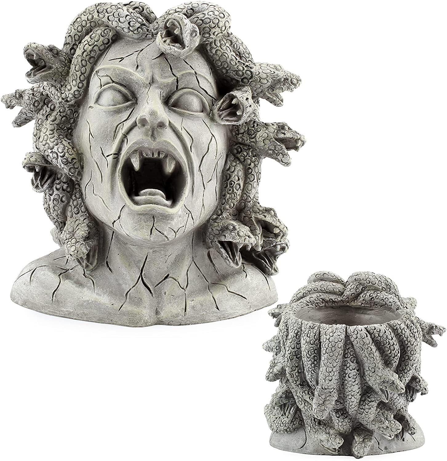 Resin Medusa Head Planter, Large Garden Decor Statue Flower Pot gallery