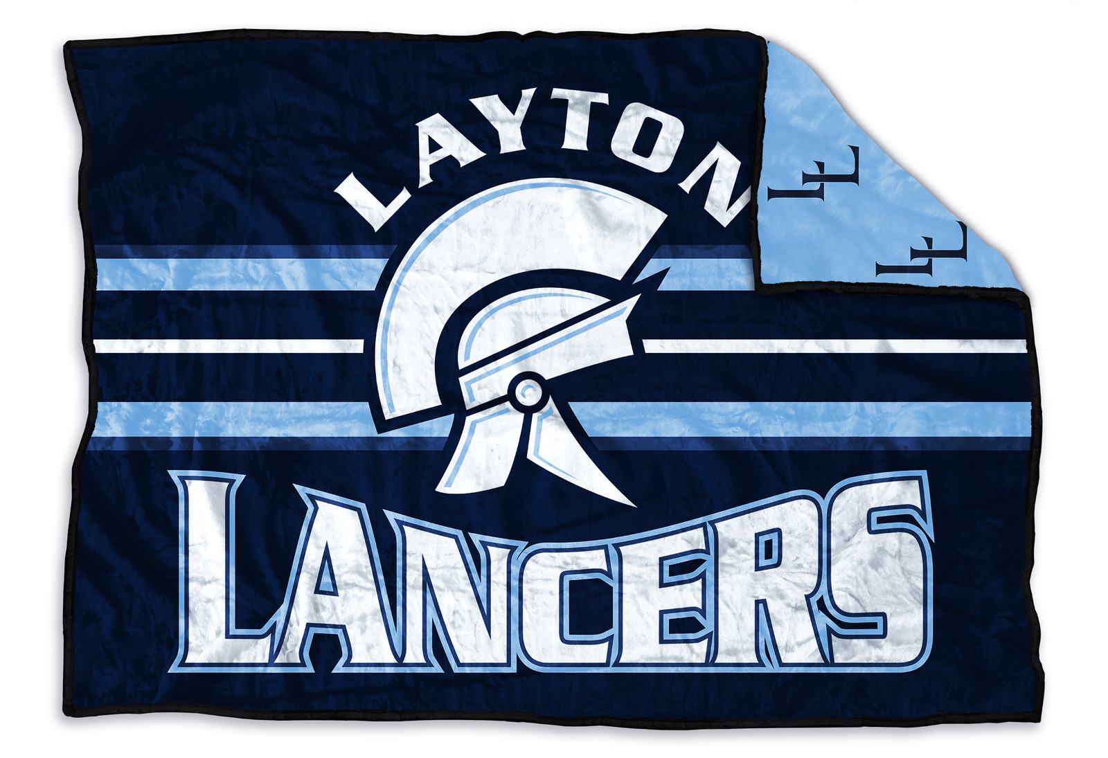 Custom Fundraiser Blanket for Layton Lancers 60"x80" – Approx.450 GSM 4.4 lbs gallery