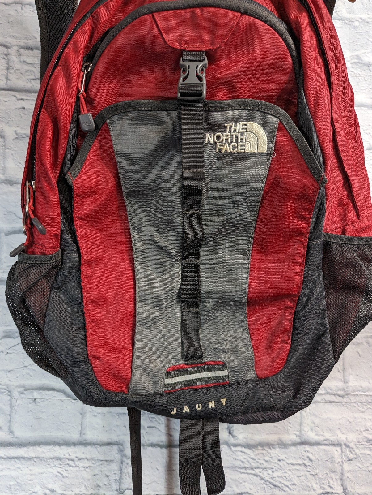 The North Face Red Jaunt Backpack 20" 2