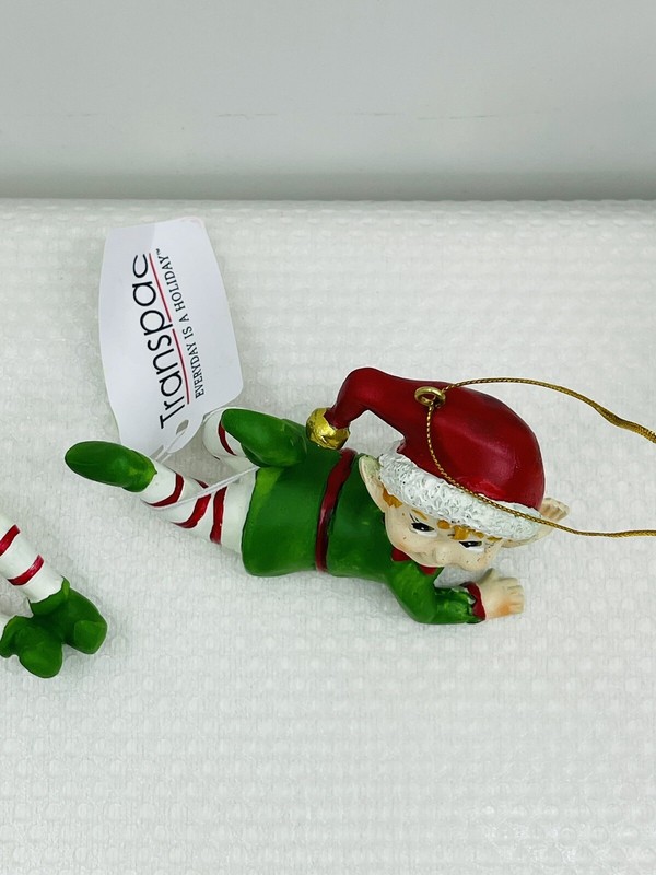 Transpac Bright Elf Resin Figurines, Set Of 3, Assortment NEW 🎄 gallery