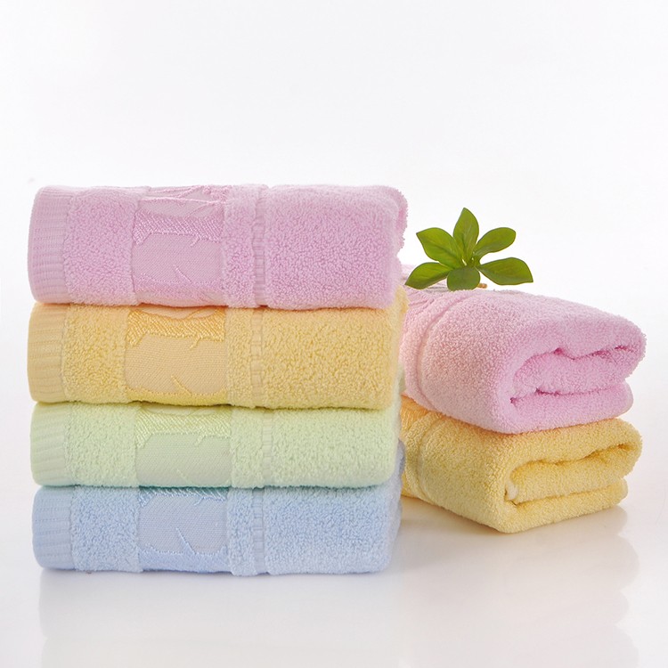 Bamboo Fiber Hand Towel Set 4Pcs Rectangular Machine Washable Soft Towels gallery
