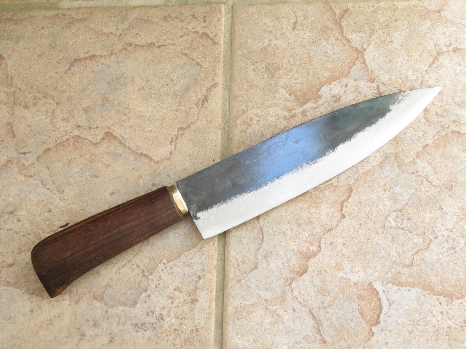 Crude - 8 Inch Premium Chef Knife , Carbon Steel, Forged and Sharp ! gallery