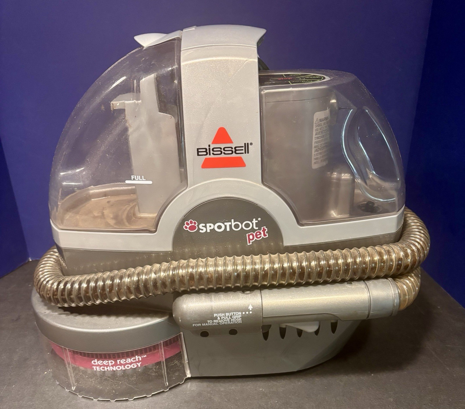 Bissell Spotbot Pet Carpet Cleaner Model 33N8A Works Great. NICE! gallery