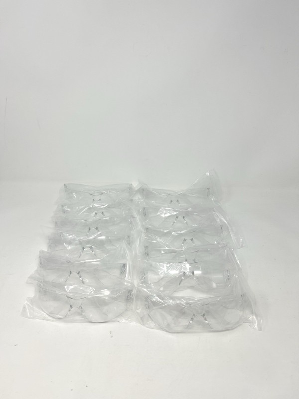 12-Pack Clear Safety Glasses Wraparound Eye Protection PPE gallery