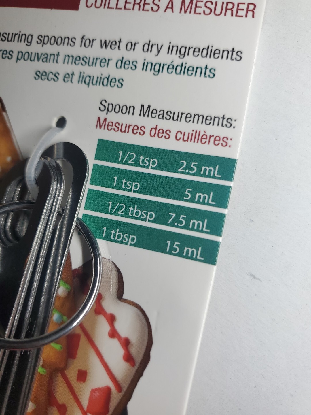 New Joie 4pc Measuring Spoons Set Engraved Markings (1/2 tsp - 1 tbsp) gallery