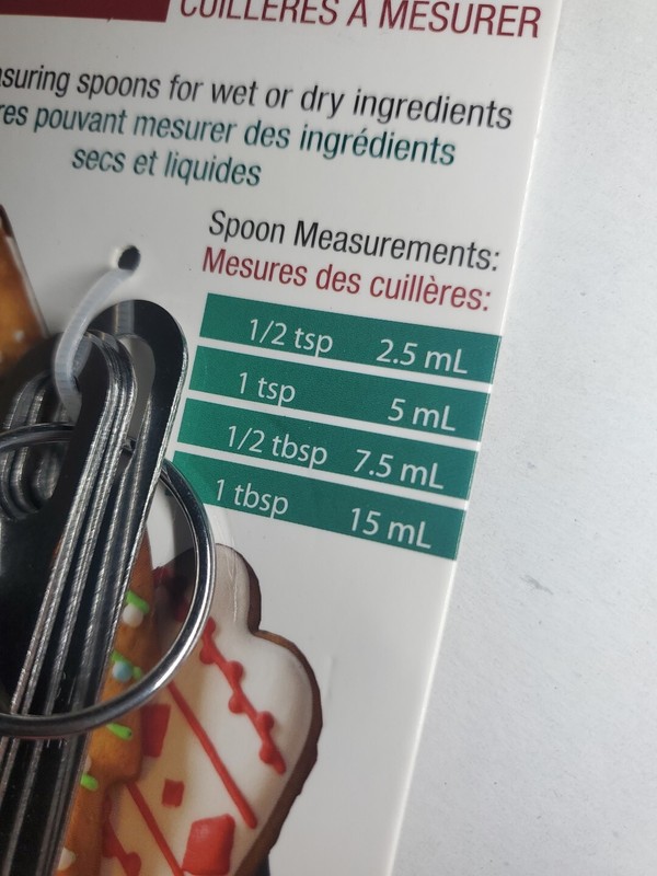 New Joie 4pc Measuring Spoons Set Engraved Markings (1/2 tsp - 1 tbsp) gallery