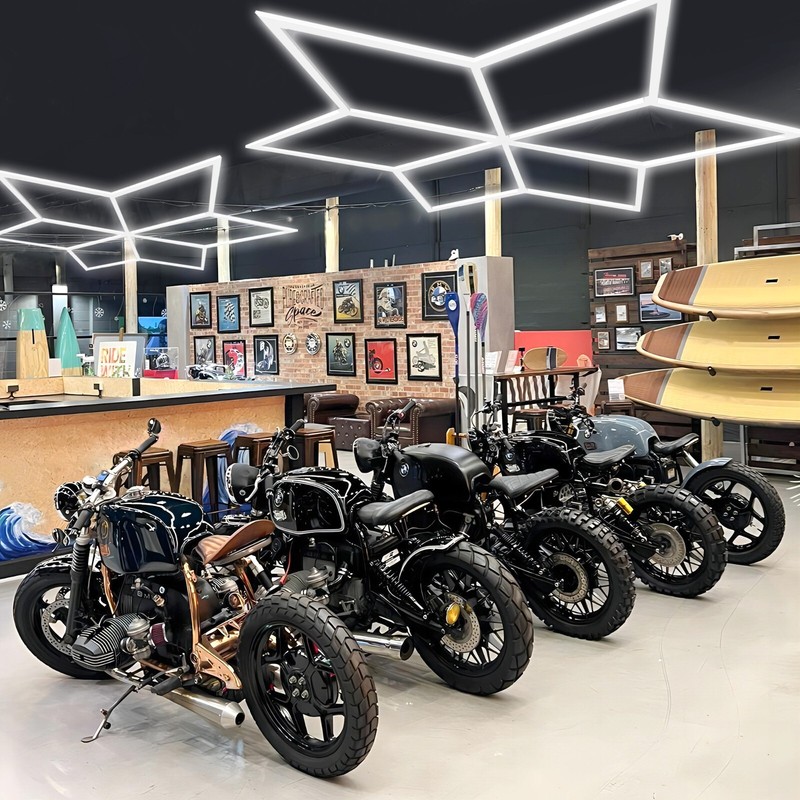 LED Snowflake Light System - Perfect for shops, offices, and studio gallery