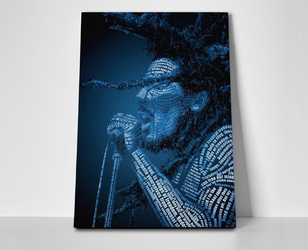 Bob Marley Lyrics Poster or Canvas