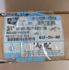 Apollo 3/4″ Reduced Pressure Backflow Preventer 4A-214-T2F (new)