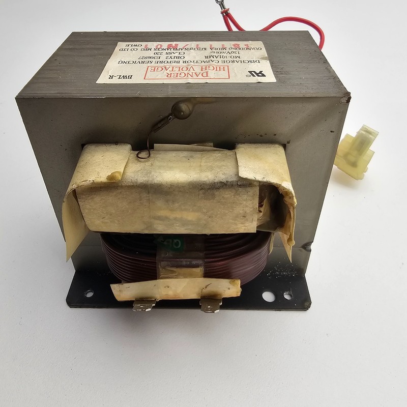 Microwave High Voltage Transformer MD-101AMR Midea 120V OEM Tested gallery