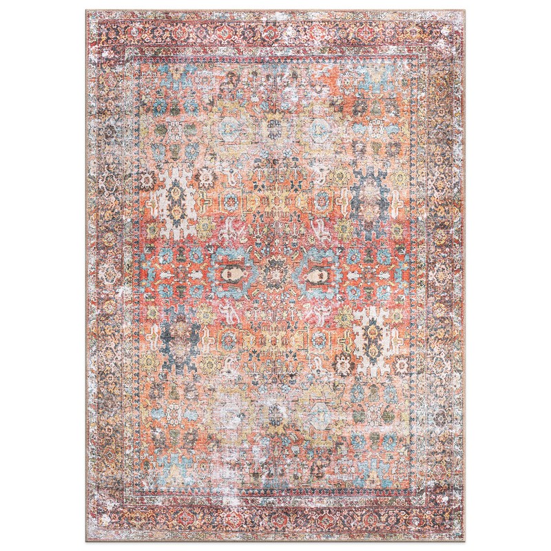 Rugshop Area Carpets Transitional Distressed Machine Washable Non Slip Area Rugs gallery