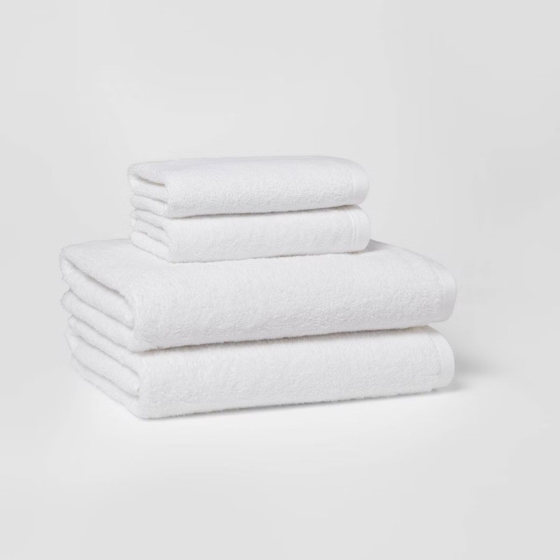 4pk Antimicrobial Assorted Bath and Hand Towel Set gallery