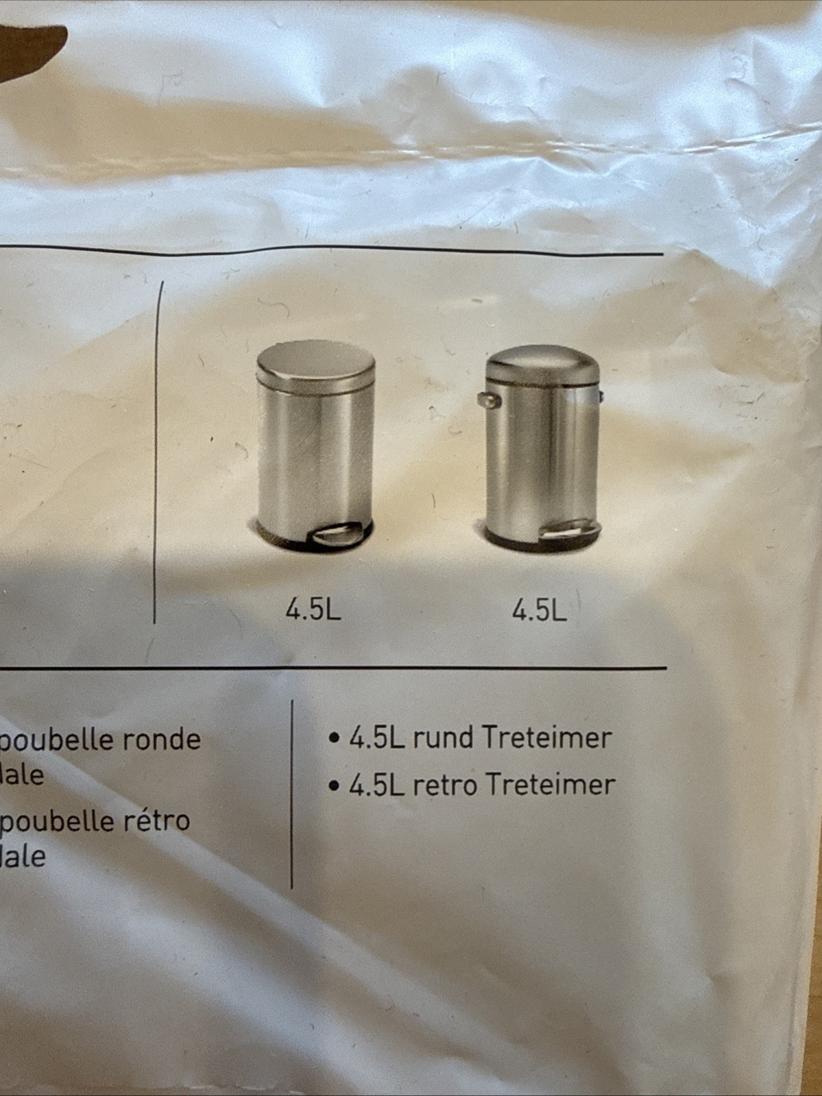 simplehuman Trash Can Liner A, 4.5 Liters/1.2 Gallons, 30-Count. 2 Pks gallery