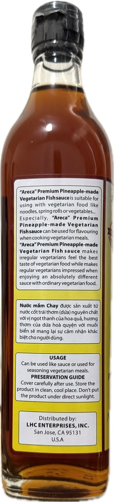 Areca Premium Pineapple Vegetarian Fish Sauce Nuoc Mam Chay Hao Hang 17 fl oz gallery