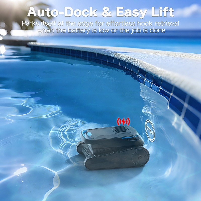 AIRROBO CP20 Automatic Robot Pool Cleaner Vacuum Robotic Inground Pools 3 Modes gallery