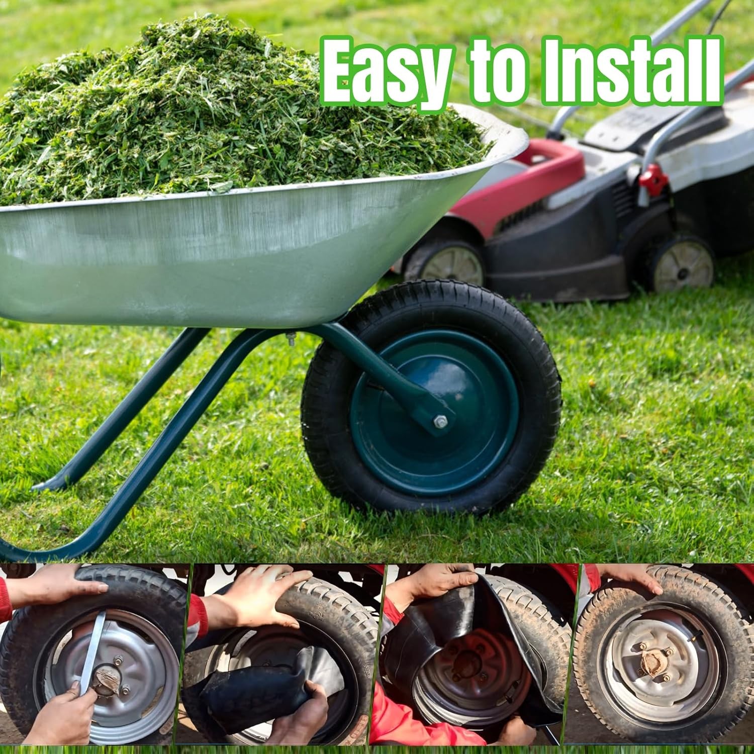 Inner Tube For Lawn Mower Snowthrower Tractor Golf Cart ATV UTV Wheelbarrow gallery