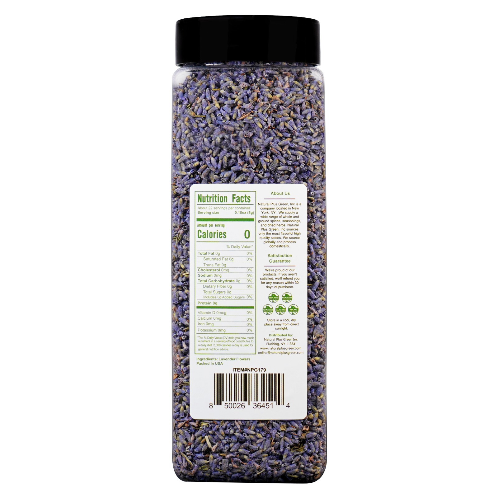 NPG 100% Pure Whole Dried Lavender Flower 4 Oz, For Tea, Food, Cake, and More gallery