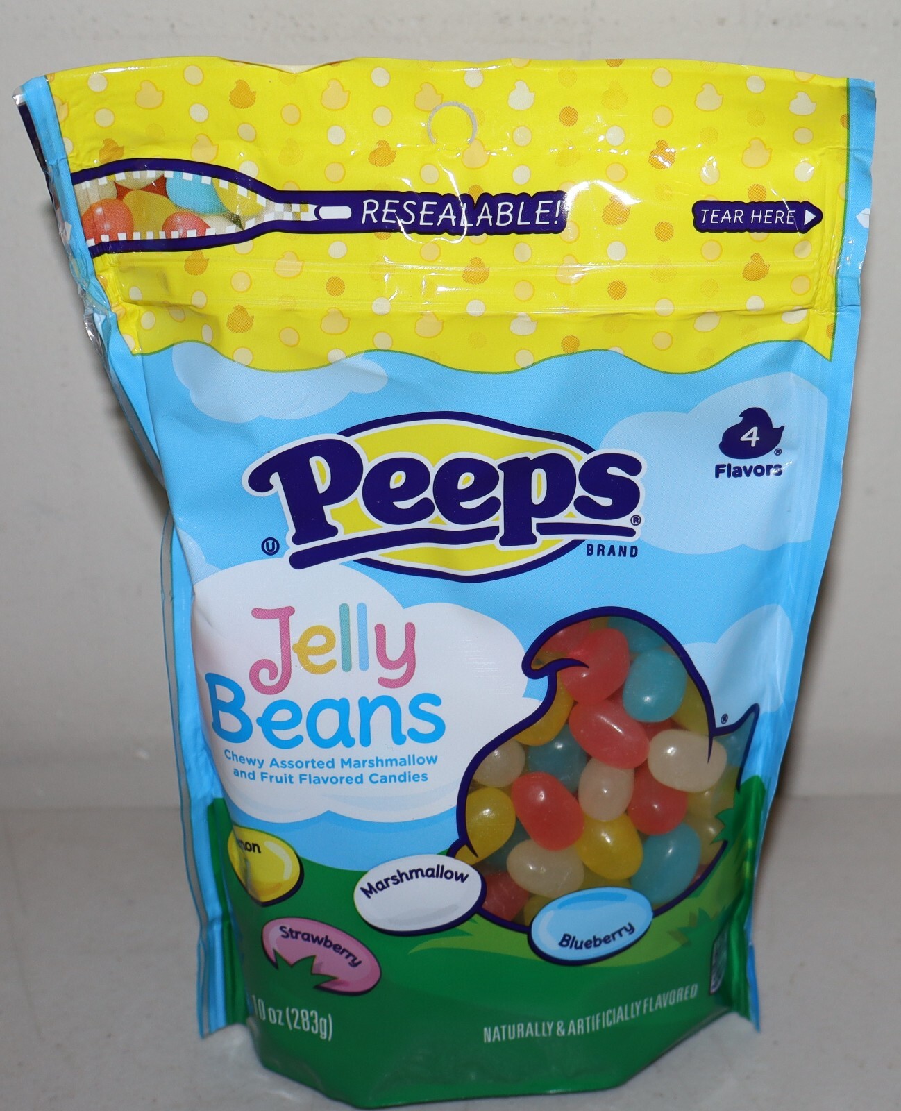 Peeps 10 oz. JELLY BEANS Chewy Assorted Marshmallow & Fruit Candies * BB 6/2026 gallery