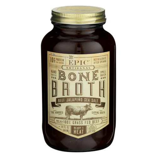 Epic, Bone Broth Beef Jalapeno Sea Salt, 14 Oz(Case Of 6) gallery