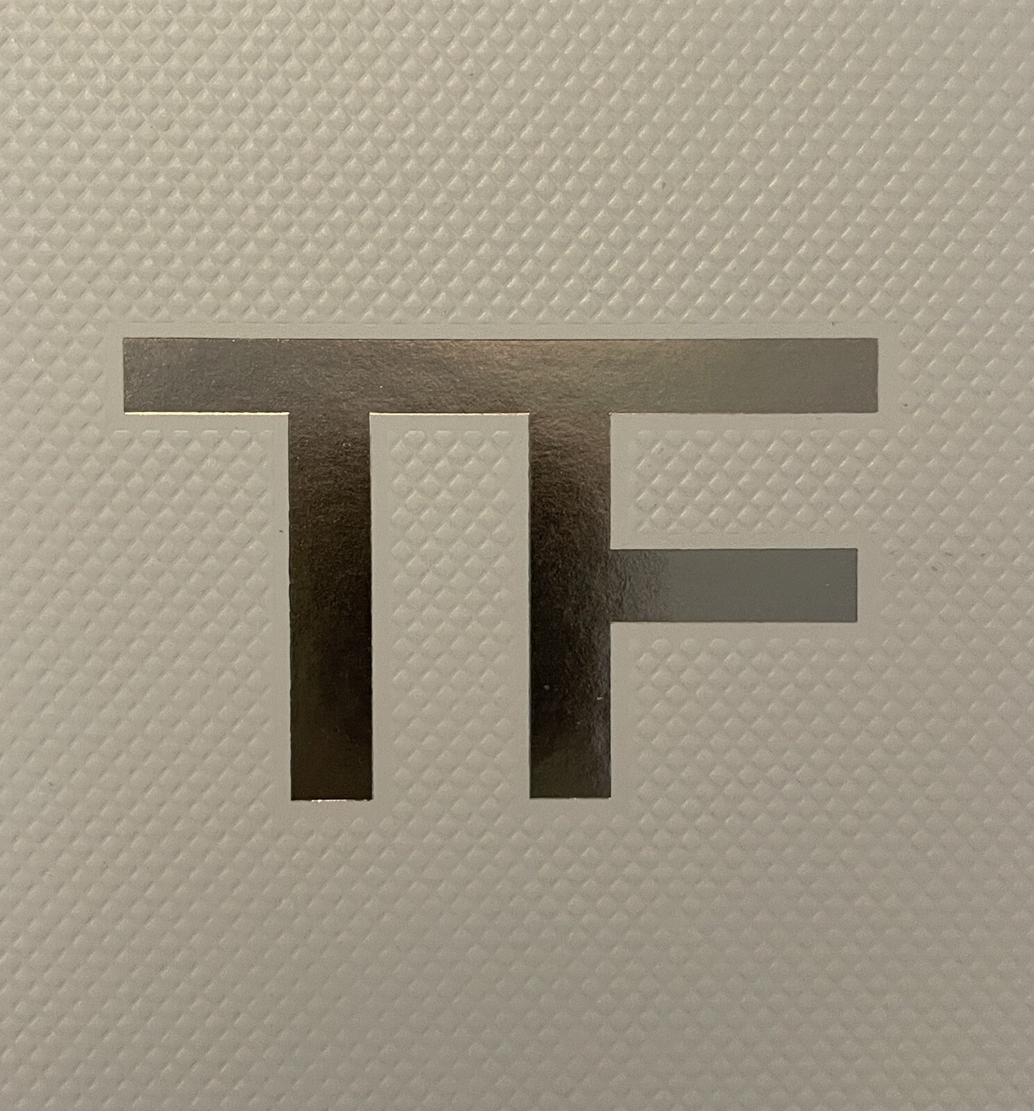 💠TOM FORD Empty Box Light Gray & Silver TF 5.5" x 3."5 x 1" New FREE SHIP gallery
