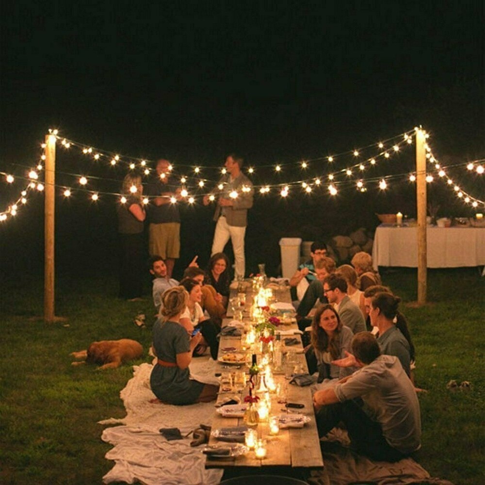 Solar Powered 21FT 30LED String Lights Garden Wedding Party Decor Waterproof US