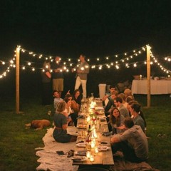 Solar Powered 21FT 30LED String Lights Garden Wedding Party Decor Waterproof US