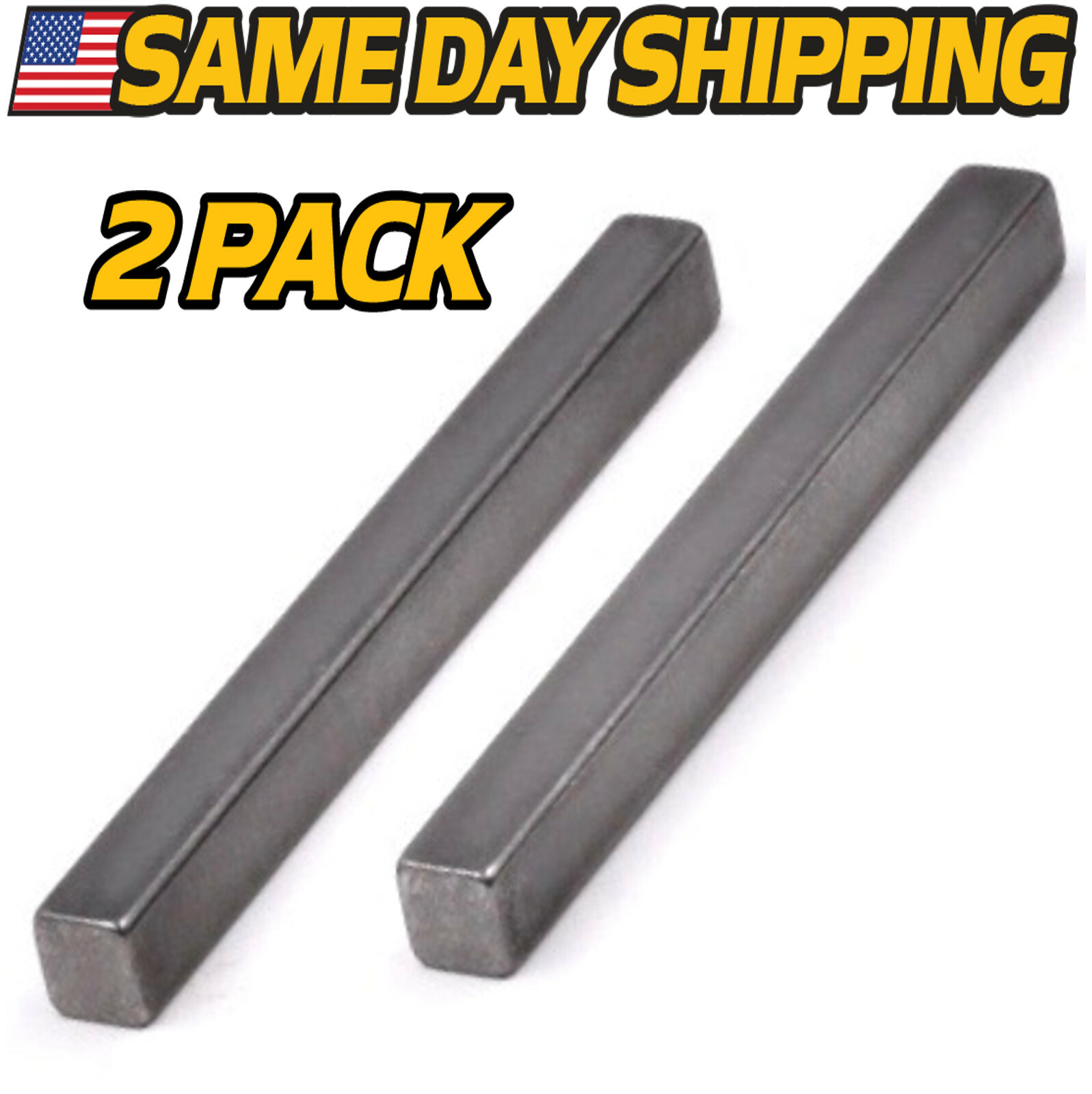 (2) M82401 Rear Wheel Axle Key fits John Deere L LA D LT X S Series Scotts Sabre gallery