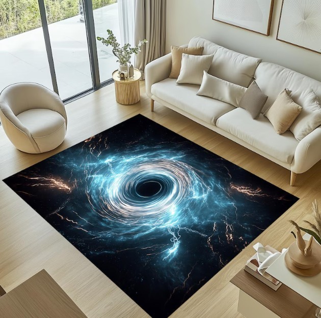 3D Effect Rug, 3D Rug, Vortex Area Rug, 3D Design Rug, 3D Hole Rug, 3D Look Rug gallery