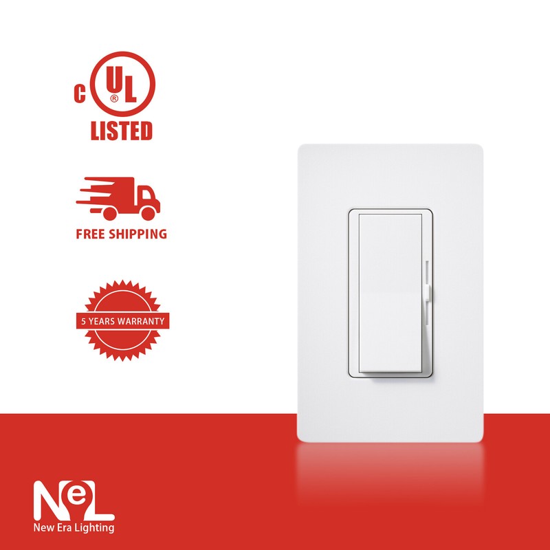 LED Decora Rocker Dimmer, Single & 3-Way Switch, CFL 600W / LED 150W gallery