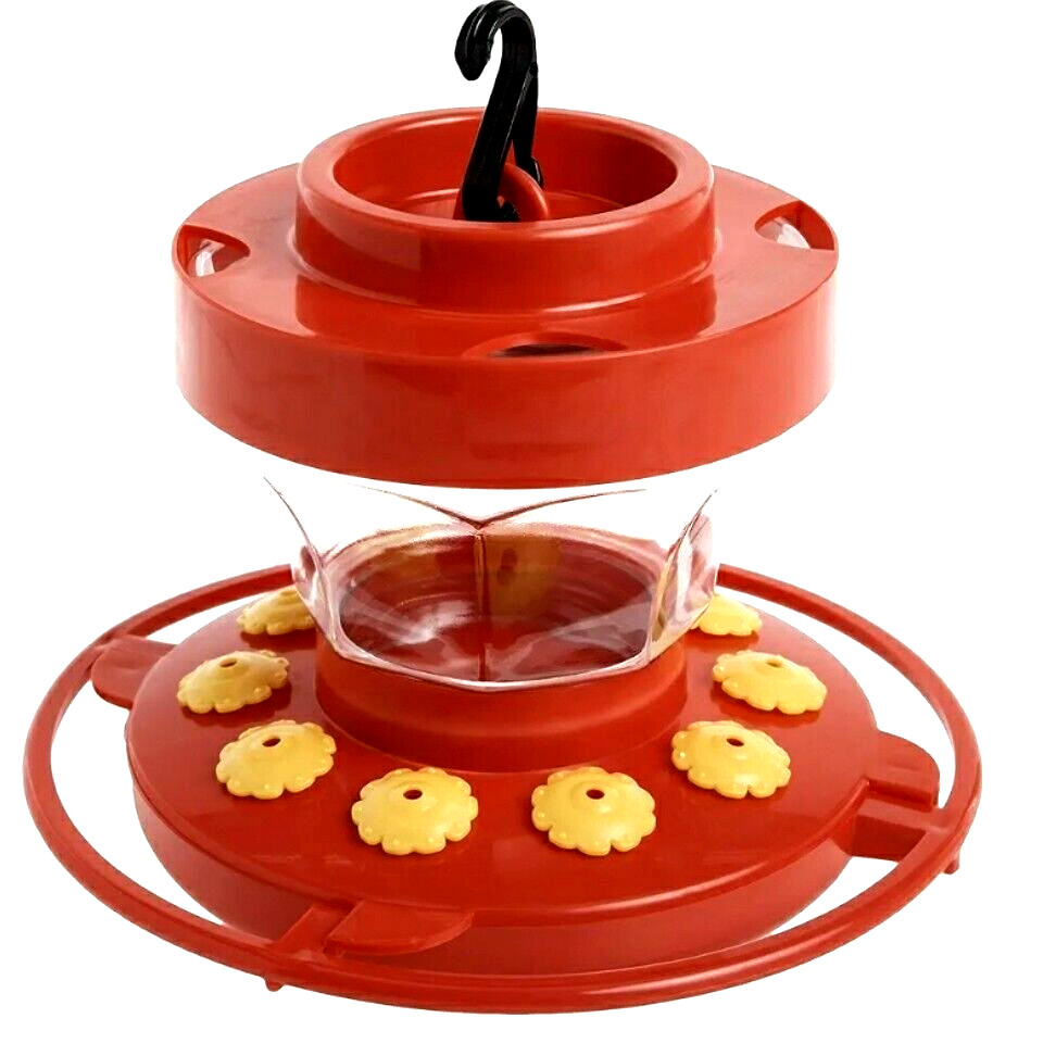 FIRST NATURE FLOWER HUMMINGBIRD FEEDER 16 OZ WIDE MOUTH #3091 EASY CLEAN USA gallery