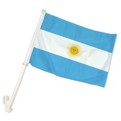 Argentina Double Sided Car Flag Argentina Car Window Flag