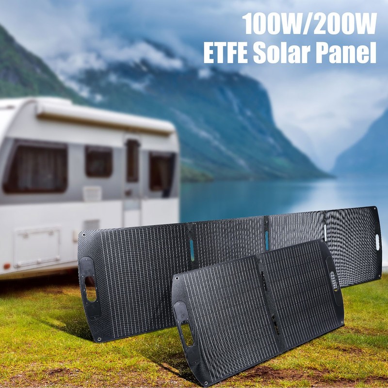 400W 200W Foldable Portable Solar Panel Kit For Power Station Outdoor RV Camping gallery