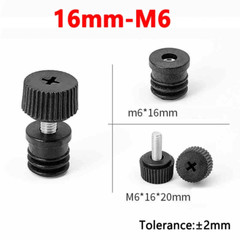 Round Tube Inserts End Cap Adjustable Table Foot Furniture Leveling Feet 16-76mm