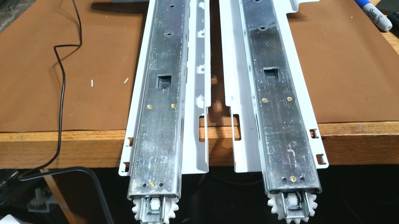 DA97-08803C DA97-08804C OEM Samsung Ref. Freezer Slide Rail SET ASSY gallery